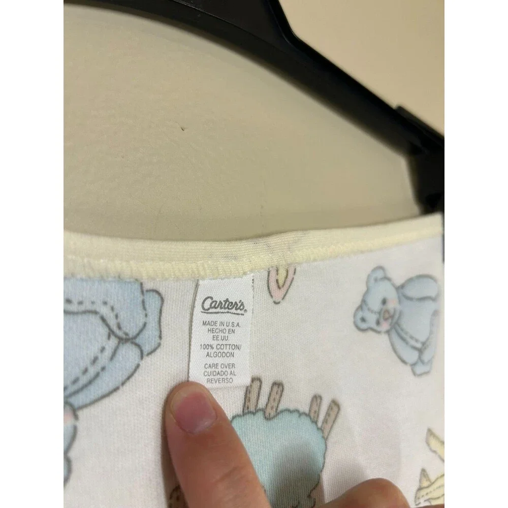Carters Pastel Baby Blanket Duck Lamb Sheep Giraffe Bunny Rabbit Teddy Bear